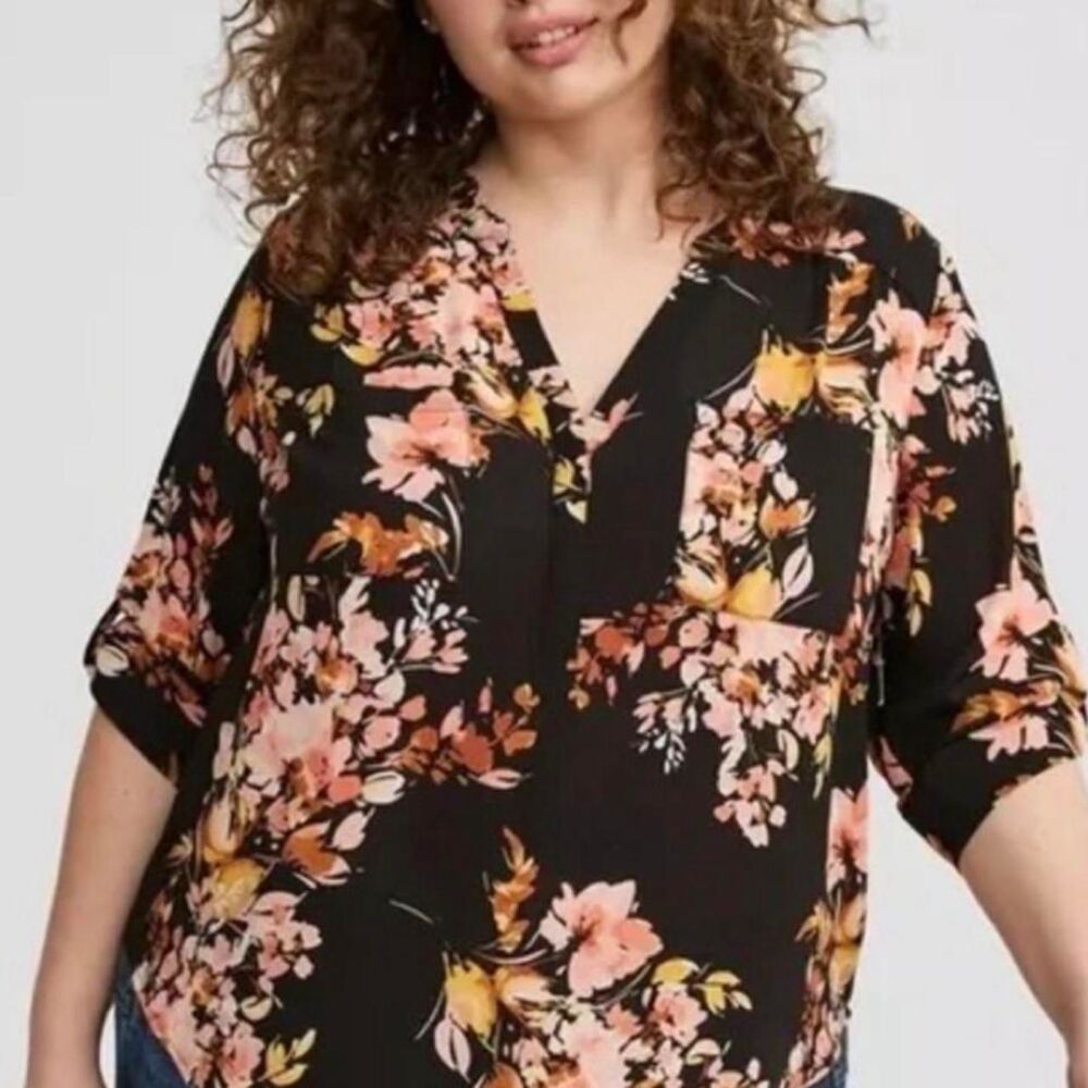 Torrid Women's multi Blouse